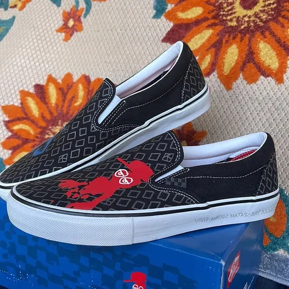 Vans Skate Slip-On(Krooked By Natas For RayVNOA5FCAAPMMen’s sneakers