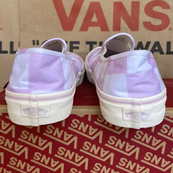 Vans Slip On Big Check Lilac/Marshmallow sneakers Men’s