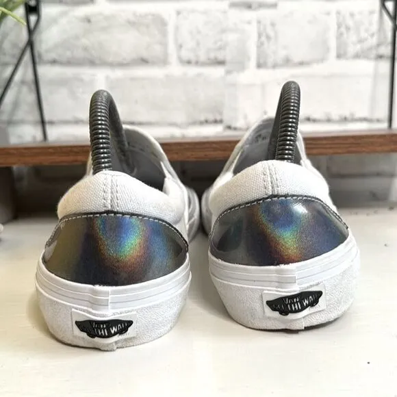 Vans Slip On Pro Iridescent Sneakers Shoes Size 7.5
