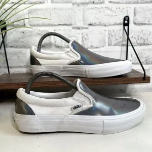 Vans Slip On Pro Iridescent Sneakers Shoes Size 7.5