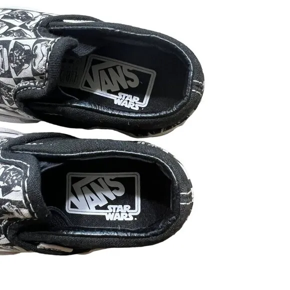 Vans Sz 4 Star Wars Slip-On Sneakers