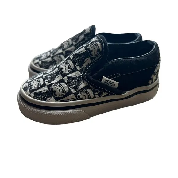 Vans Sz 4 Star Wars Slip-On Sneakers