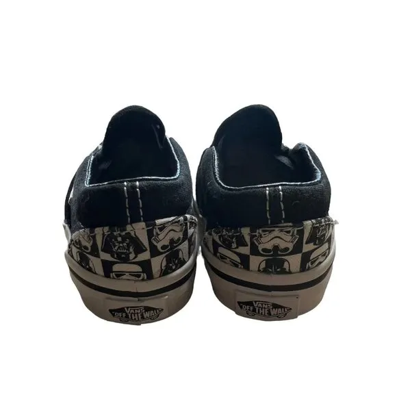 Vans Sz 4 Star Wars Slip-On Sneakers