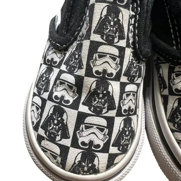 Vans Sz 4 Star Wars Slip-On Sneakers