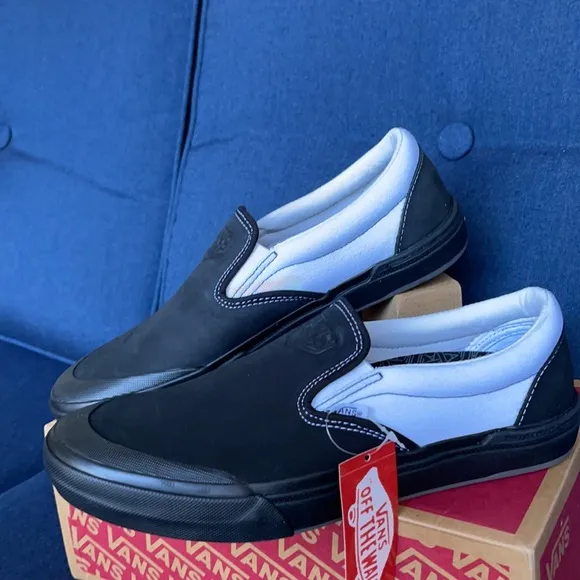 Vans WMNS BMX Slip-On Dak Black/White Sneakers