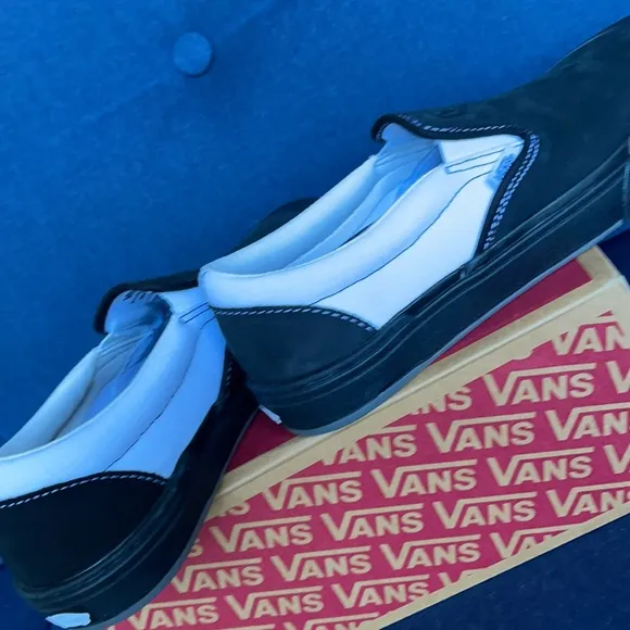 Vans WMNS BMX Slip-On Dak Black/White Sneakers