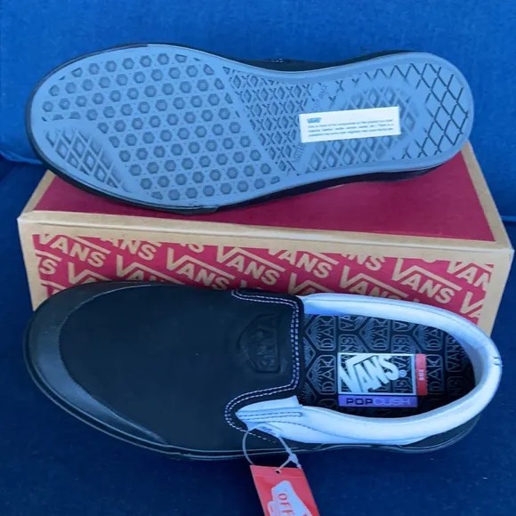 Vans WMNS BMX Slip-On Dak Black/White Sneakers
