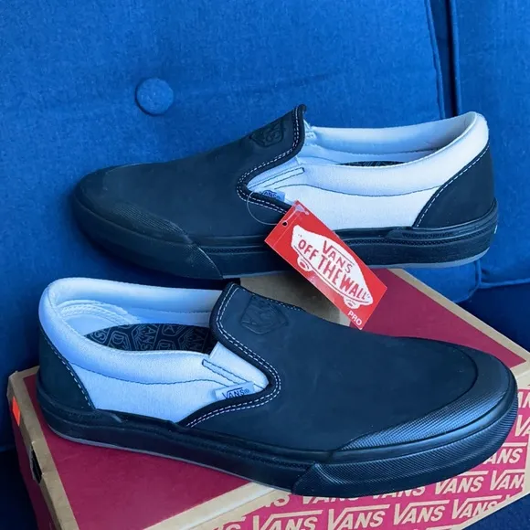 Vans WMNS BMX Slip-On Dak Black/White Sneakers