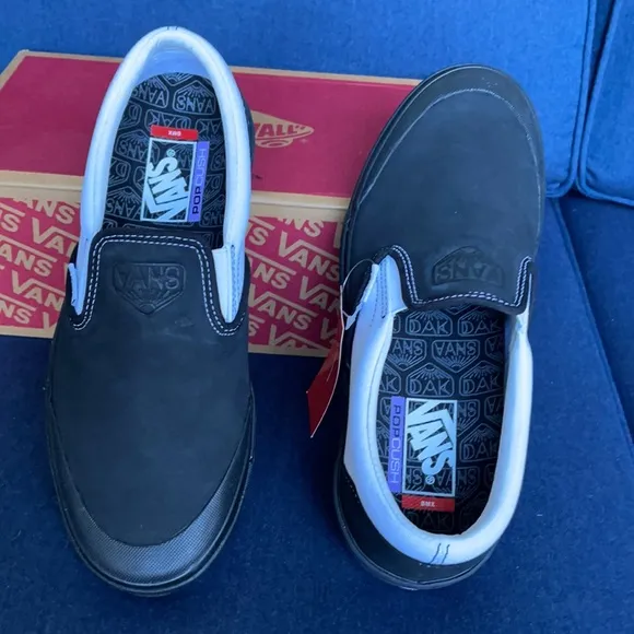 Vans WMNS BMX Slip-On Dak Black/White Sneakers