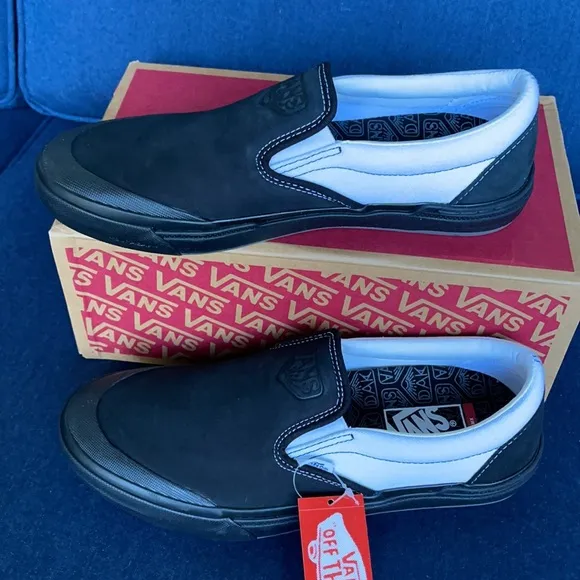 Vans WMNS BMX Slip-On Dak Black/White Sneakers