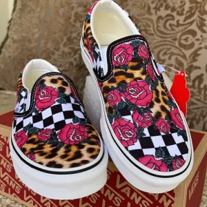 Vans WMNS Classic Slip On Rose/Animalchck Trwht/Multi Sneakers