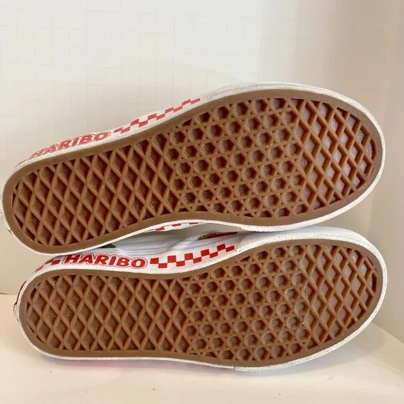 VANS X Haribo Classic Slip On Goldbears Checkerboard Multi Kids 3 Sneakers Gummy