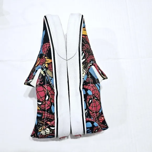 Vans X Marvel Spiderman sneakers size 8.5 mens slip on limited edition