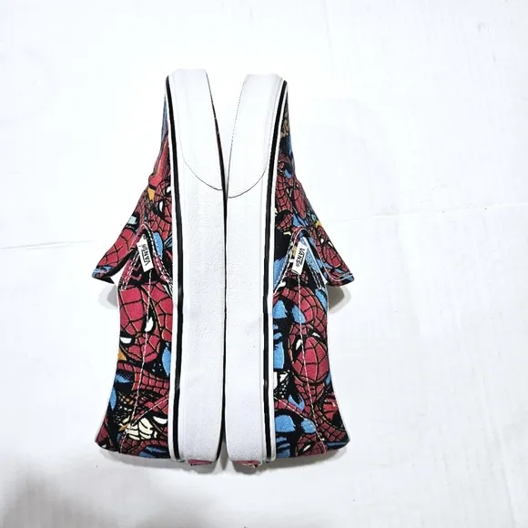Vans X Marvel Spiderman sneakers size 8.5 mens slip on limited edition