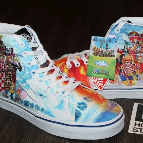 Vans X One Piece Sk8-Hi Womens Size 8 Sneakers
