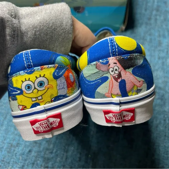 Vans x Spongebob Classic Slip On Aloha Sneakers Limited Edition