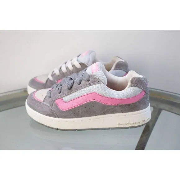 Vans  Y2K Mannaz Mesh gray puffy tongue vintage skateboard sneakers Women size 6