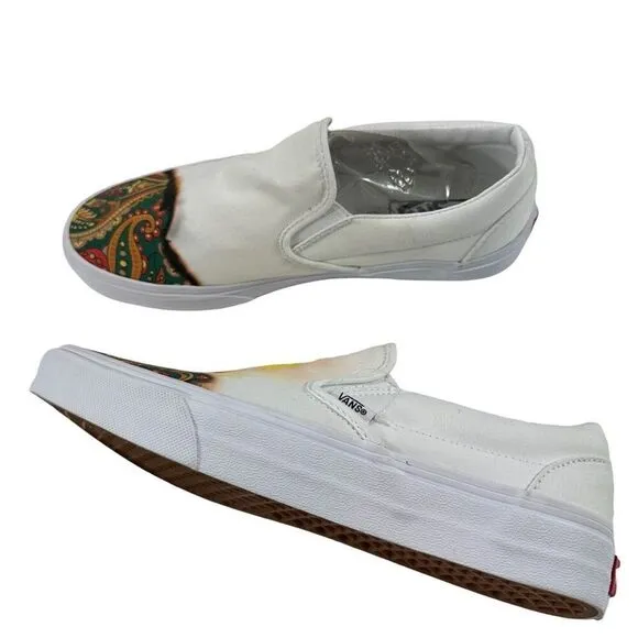 VANS Men’s Big Reveal Paisley Print Slip-on Sneakers
