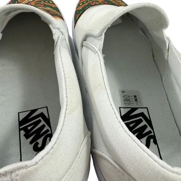 VANS Men’s Big Reveal Paisley Print Slip-on Sneakers