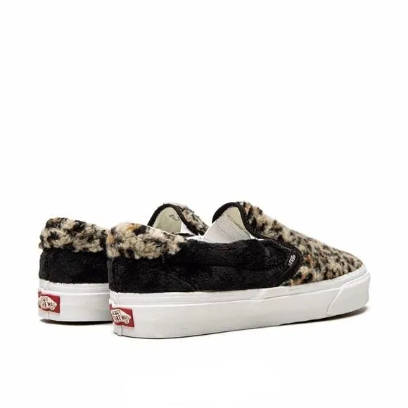 VANS Sherpa Slip-On 59 Sneakers Leopard Print Size 5.5
