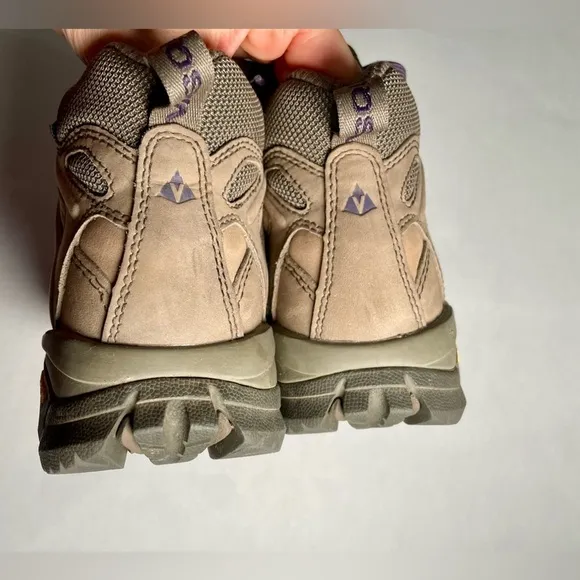 Vasque Talus Hiking Boots Womens Ultra Dry Waterproof Beige Leather Size 7.5