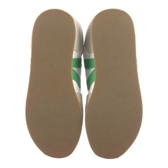 Veja Big Kids Mesh Fastener Sneakers White Green 4