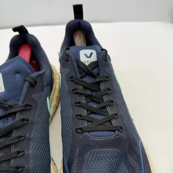 Veja Condor Mens 11.5 Running Shoes Sneakers Blue Athletic Mesh L-Foam