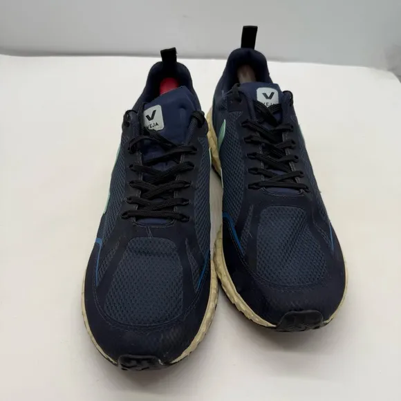Veja Condor Mens 11.5 Running Shoes Sneakers Blue Athletic Mesh L-Foam