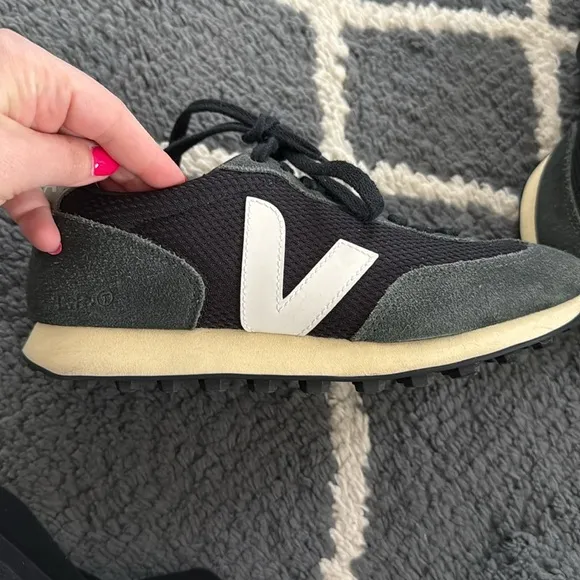 Veja Rio Branco Suede/Mesh Trainer Sneakers