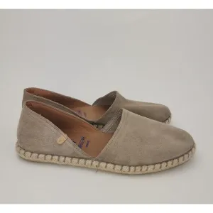 Verbenas Espadrilles Shoe Flats Womens 40 Carmen Beige Leather Suede Slip-on 9.5