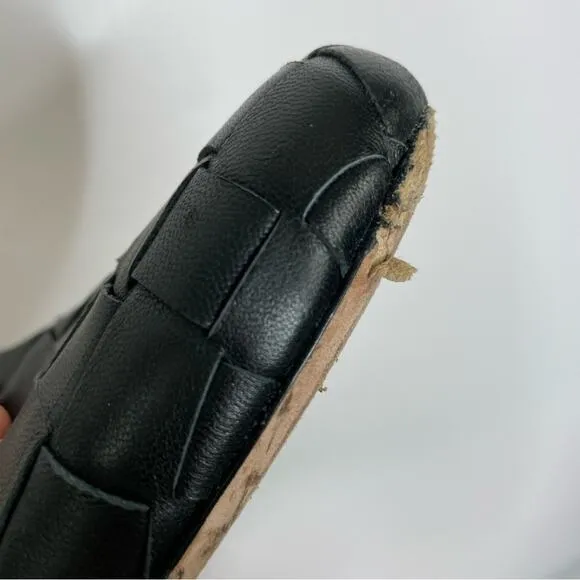 Veronica Beard black Griffin Basket Weave loafers size 11M