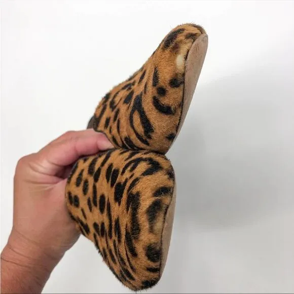 Veronica Beard Griffin Flat Loafers in Leopard Size 36.5 Leather Cowhide