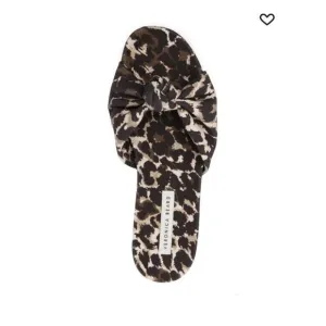 Veronica Beard NWOB Etra Knotted Leopard Print Flat Slip On Slides Size 7