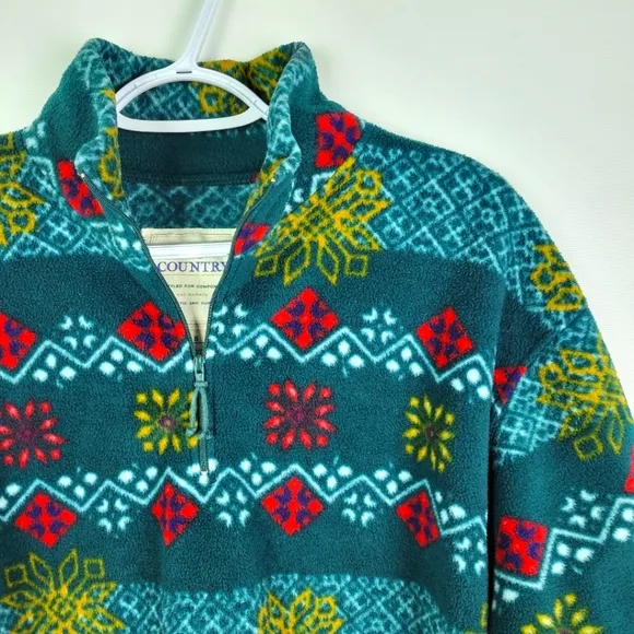Victoria's Secret Country Fleece Tunic Sweater Sz Small Fits Like M/L