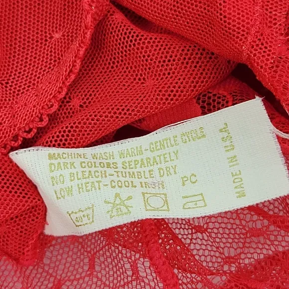 Victoria's Secret Vintage Lace Mesh Sexy Lingerie Bodysuit Sz XS/S