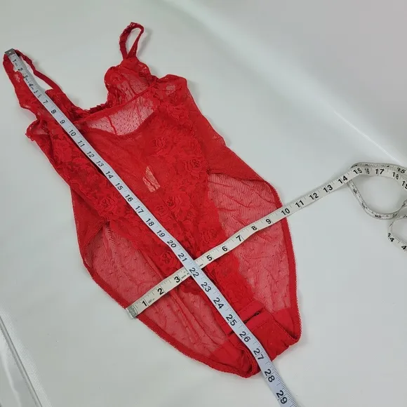 Victoria's Secret Vintage Lace Mesh Sexy Lingerie Bodysuit Sz XS/S