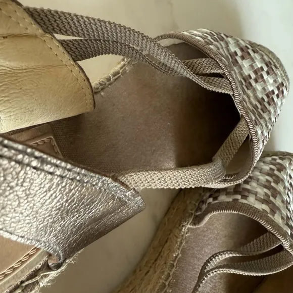 Vidorreta Spain Espadrilles Sandals Women’s Woven Espadrille Wedge Shoes Size 39