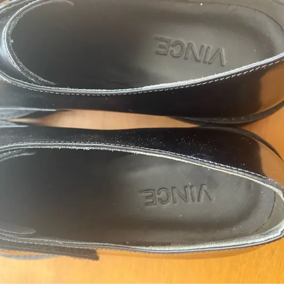 Vince Ames Patent Leather Platform Creepers loafers 8-39