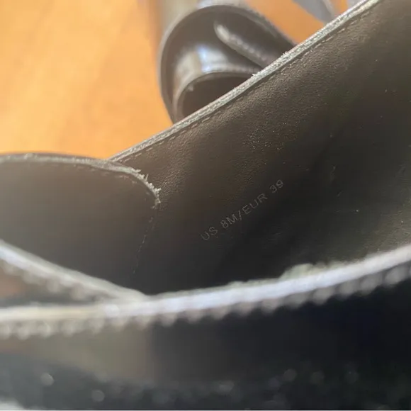 Vince Ames Patent Leather Platform Creepers loafers 8-39
