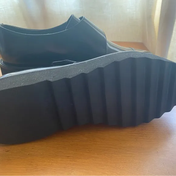 Vince Ames Patent Leather Platform Creepers loafers 8-39