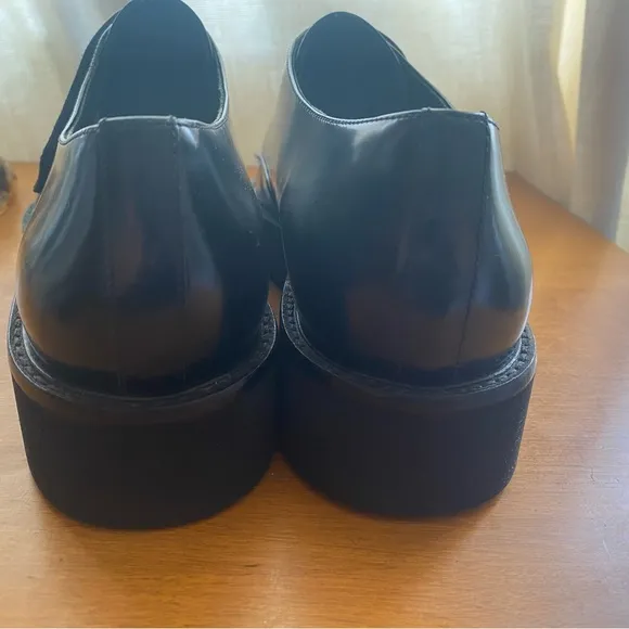 Vince Ames Patent Leather Platform Creepers loafers 8-39