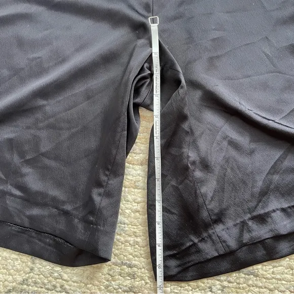 Vince Black Tailored Shorts — Size 12 — Flowy Skirt Look — Elegant &amp; Timeless