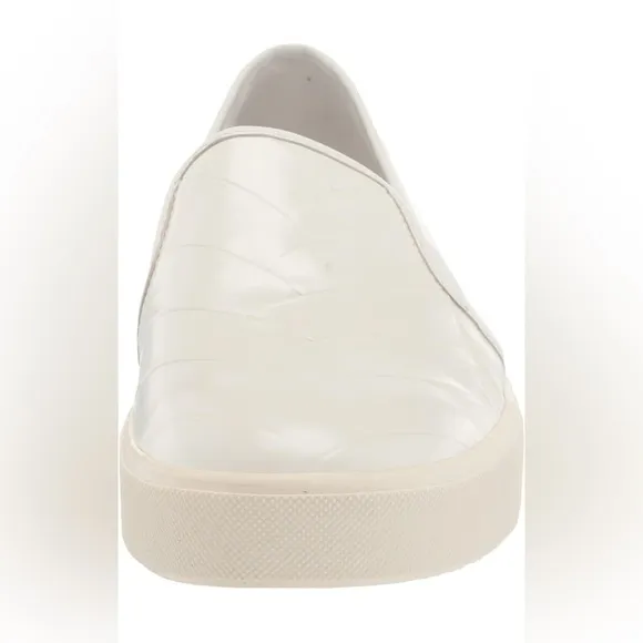 VINCE Blair Embossed Leather Slip On Sneakers