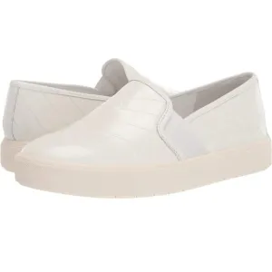 VINCE Blair Embossed Leather Slip On Sneakers