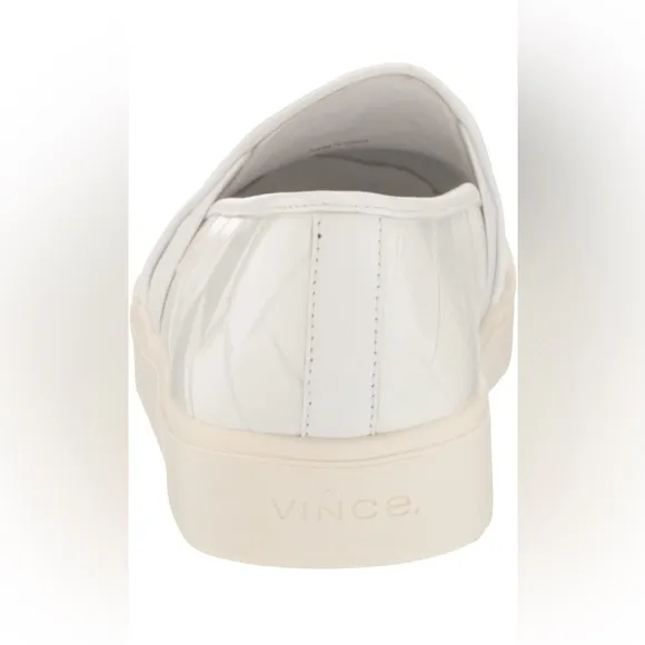 VINCE Blair Embossed Leather Slip On Sneakers