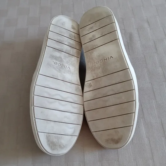 Vince Blair Leather Slip On Sneakers