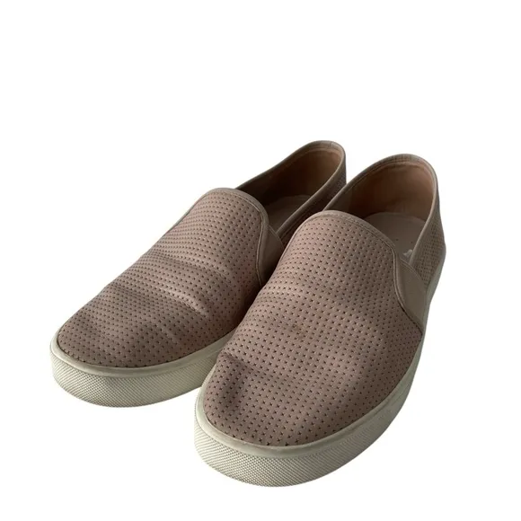 Vince Blair Slip On Sneakers in Beige Size