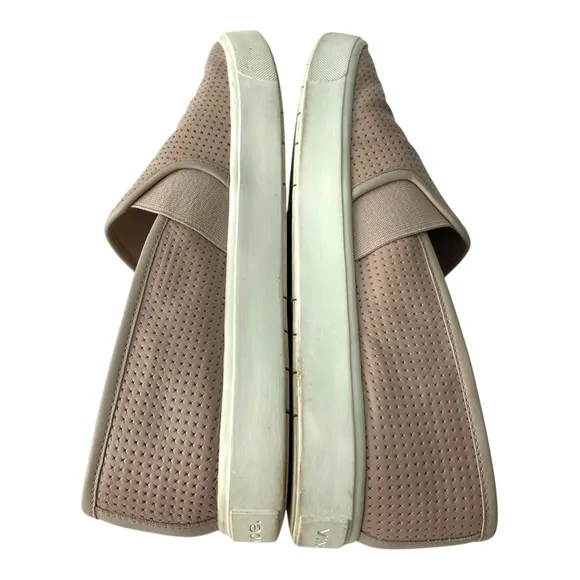 Vince Blair Slip On Sneakers in Beige Size