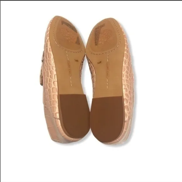 Vince Camuto Perenna Pink Leather Loafers