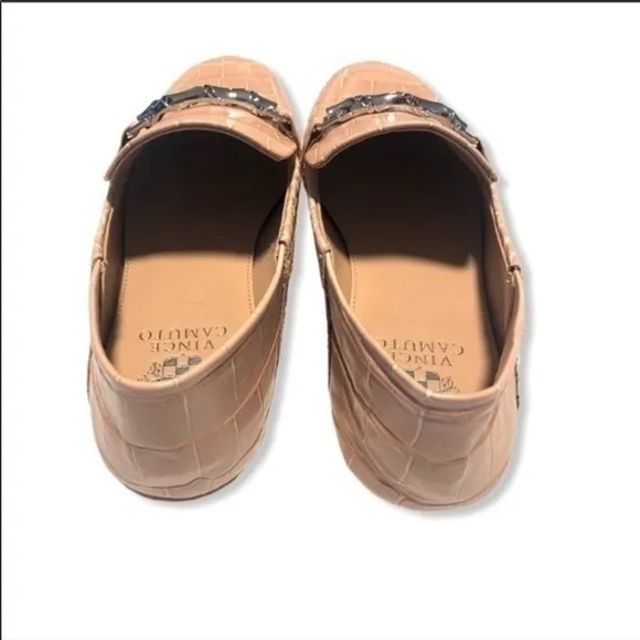 Vince Camuto Perenna Pink Leather Loafers